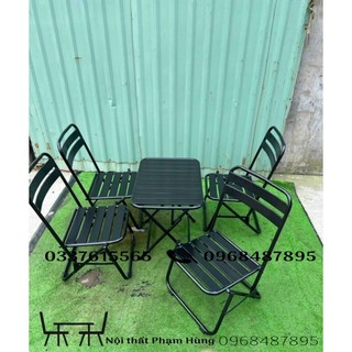 Bộ bàn ghế cafe cóc,bàn ghế xếp,bàn ghế ngoài trời