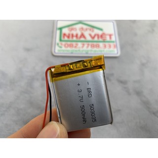 Pin sạc lithium polymer 503035 500mah 3.7v
