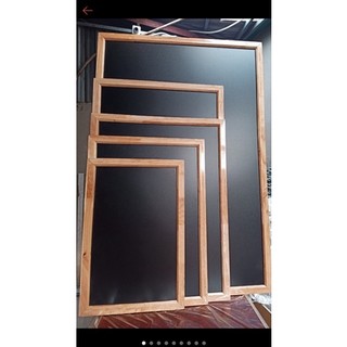 Bảng menu đen khung gỗ( bán kèm giá đỡ)