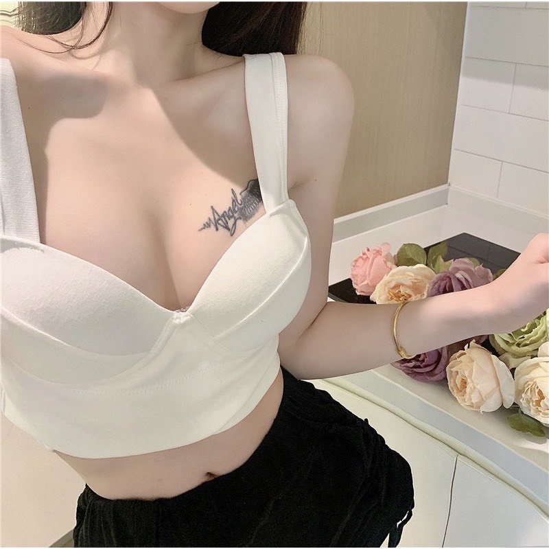 Áo Bra 2 Dây Bản To Sexy Mẫu Mới Siêu Hot V22 Lady