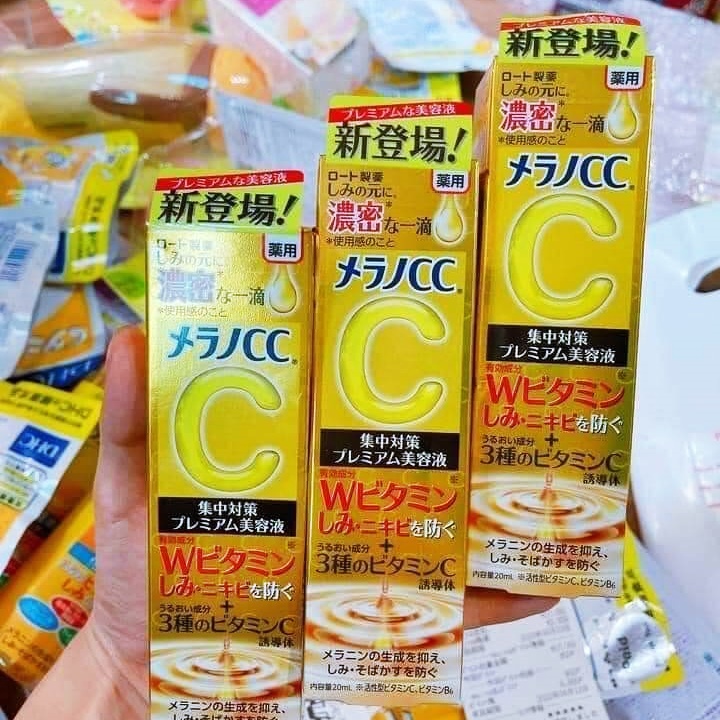 [Sỉ-Rẻ] Serum CC Melano nội địa Nhật 20g trắng da, mờ thâm nám mẫu mới - TD798 [Lẻ-Sỉ]