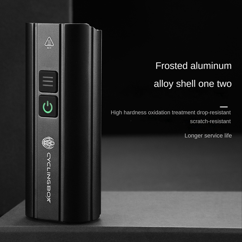 Đèn Pha Tích Hợp Sạc USB Bằng Hợp Kim Nhôm Cho Xe Đạp