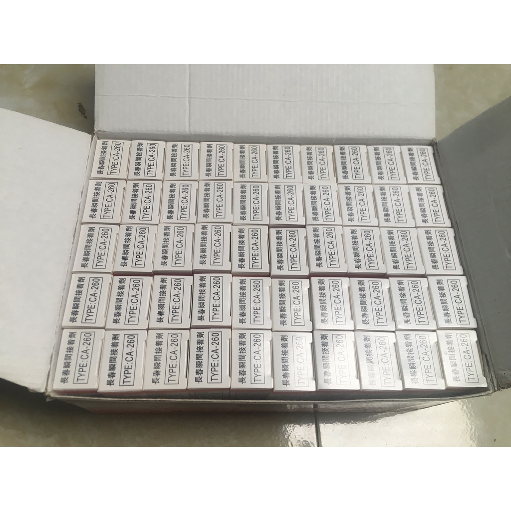5 Lọ KEO CA-260 DÁN MICA CHO NGÀNH QUẢNG CÁO