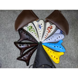Ocarina 12 lỗ cho các loại tone AC (Đô - C5) - Sáo Ocarina chuẩn âm - Kèn Ocarina Đẹp - Rẻ (Thanh lý)