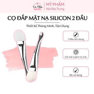 Cọ đắp mặt nạ silicone 2 đầu, que trộn mặt nạ DIY silicon 2 đầu thiết kế thông minh, tiện dụng.