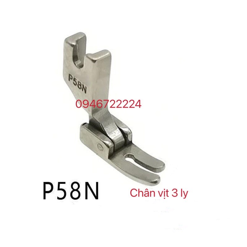 chân vịt 3 ly sắt máy may 1 kim công nghiệp P58N