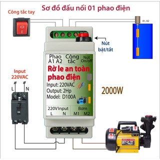 Rờ le an toàn cho phao điện(mẫu mới)