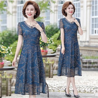 Đầm TRUNG NIÊN cao cấp sang chảnh dự tiệc