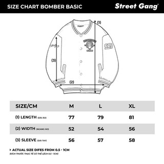New update 2023 - Áo khoác Bomber Basic - Street Gang
