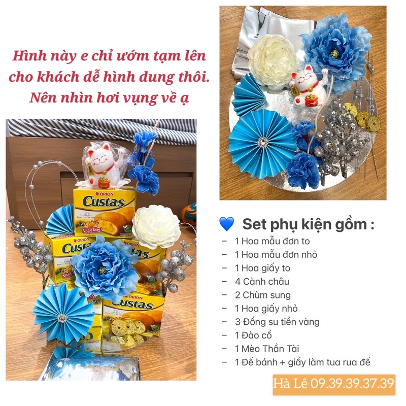 Set Phụ Kiện Làm Tháp Bánh, Tháp Nước Tài Lộc Trang Trí Tết Nhiều Mẫu Loại Đẹp - Phụ Kiện Trang Trí Tết, Đồ Thờ, Đồ Lễ