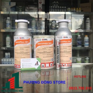 Thuốc khử trùng kho Quickphos 56% sử dụng