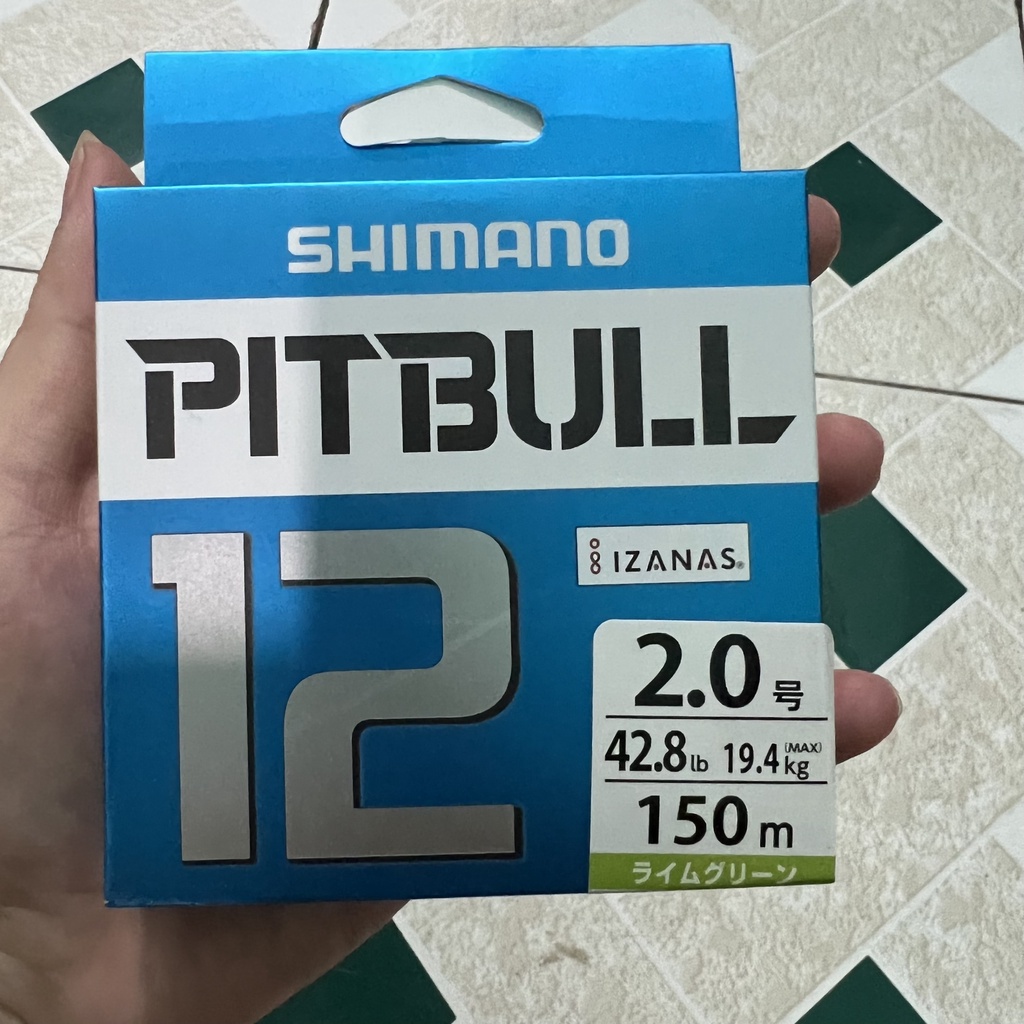 Dây Dù 150m Câu Cá PE Pitbull 12 Chính Hãng - DD150M001