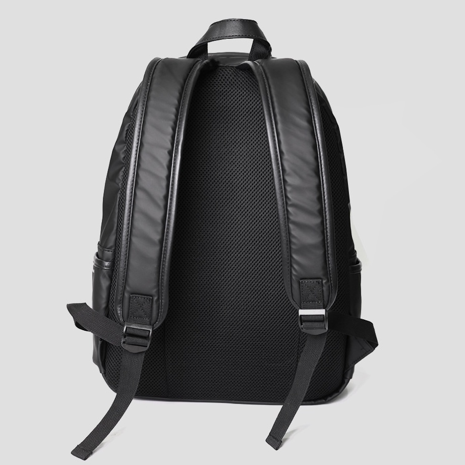 Balo Đơn Giản Classic Đen thời trang DETOLO có ngăn Laptop đựng được laptop 15.6in