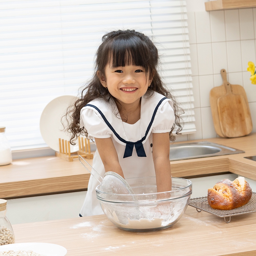 V049 Váy Thuỷ Thủ Trẻ Em Xinh House Phối Viền Cho Bé Gái
