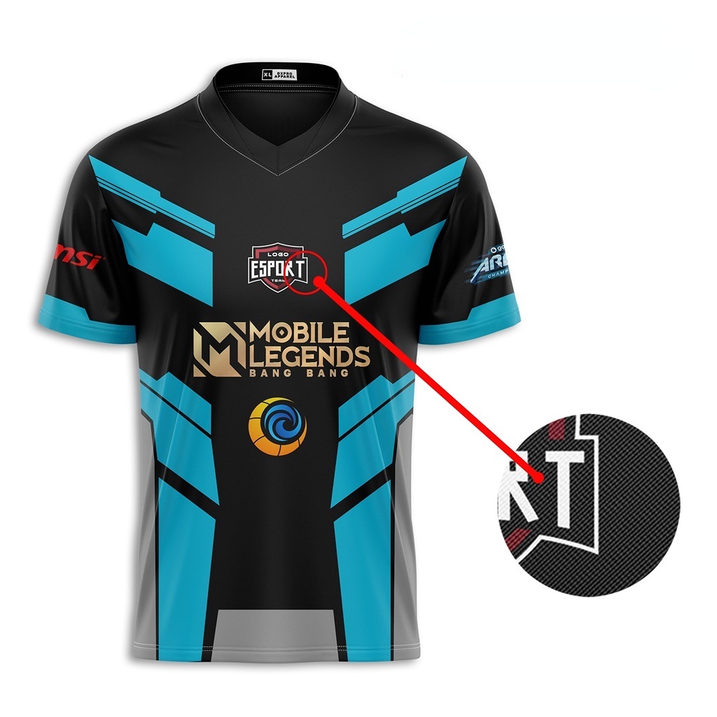 Jersey GAME MOBILE LEGENDS ML CODA ESPORT GANG Và NICKNAME
