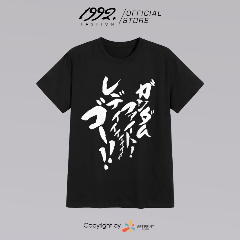 Áo thun Mobile Fighter G Gundam Gundam Fight! Ready Go!!  ngắn tay