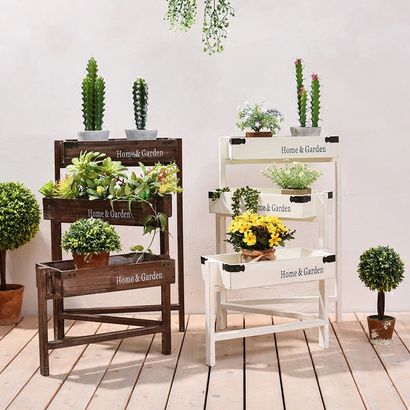 KỆ GỖ 3 TẦNG HOME & GARDEN - Trang trí góc nào cũng xinh 🏡