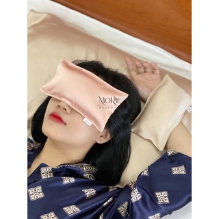 Gối lụa thảo mộc chườm ấm đau bụng kinh, thư giãn mỏi mắt, chườm lạnh giảm sưng bầm