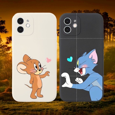 Ốp lưng IPhone Tom và Jerry cạnh vuông 6/6plus/6s/6splus/7/7plus/8/8plus/x/xr/xs/11/12/13/14/pro/max/plus/promax BVC877