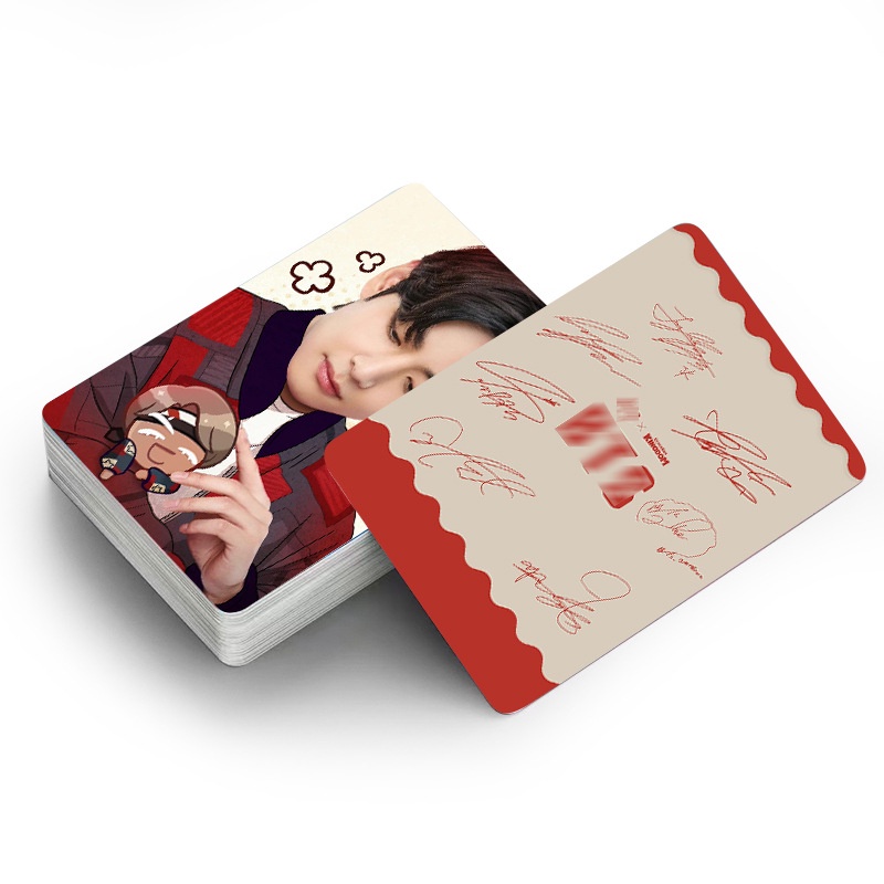 BTS Photocard Double-sided Color Printing Jimin V Lomo Card