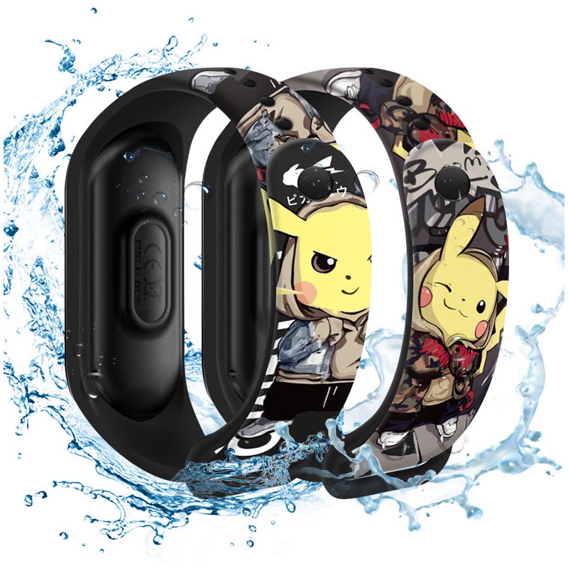 Mới Đồng Hồ Điện Tử Dây Silicon Hình pikachu Cho Bé