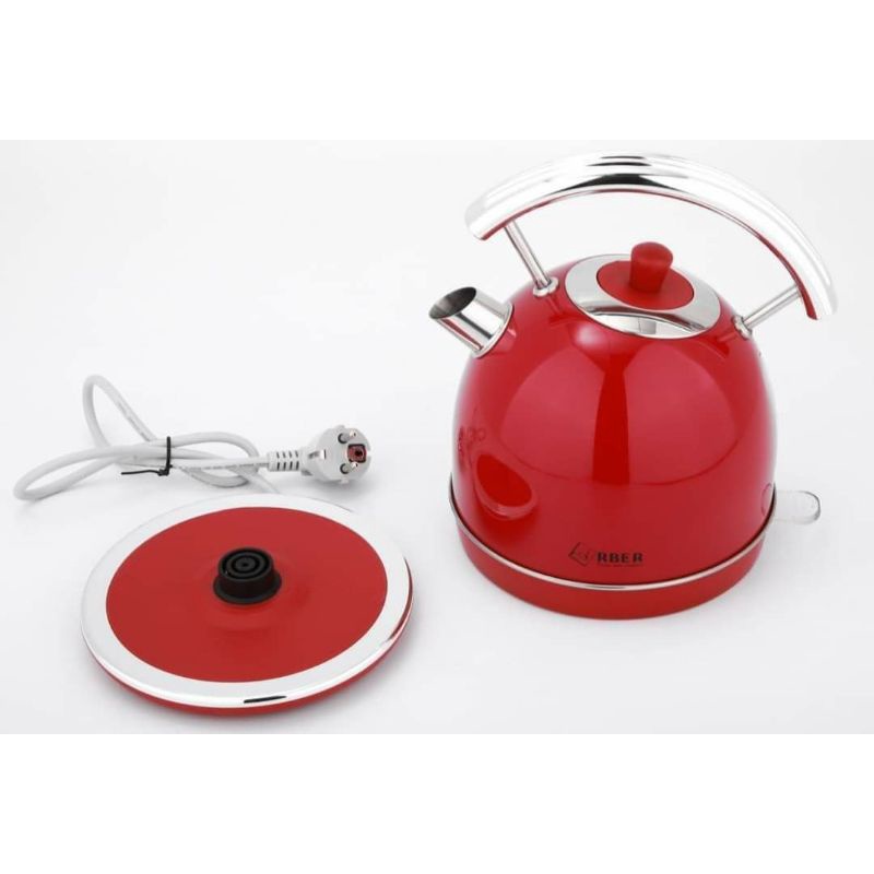 Ấm đun siêu tốc Arber  màu đỏ dung tích 1.8l bảo hành 12 tháng