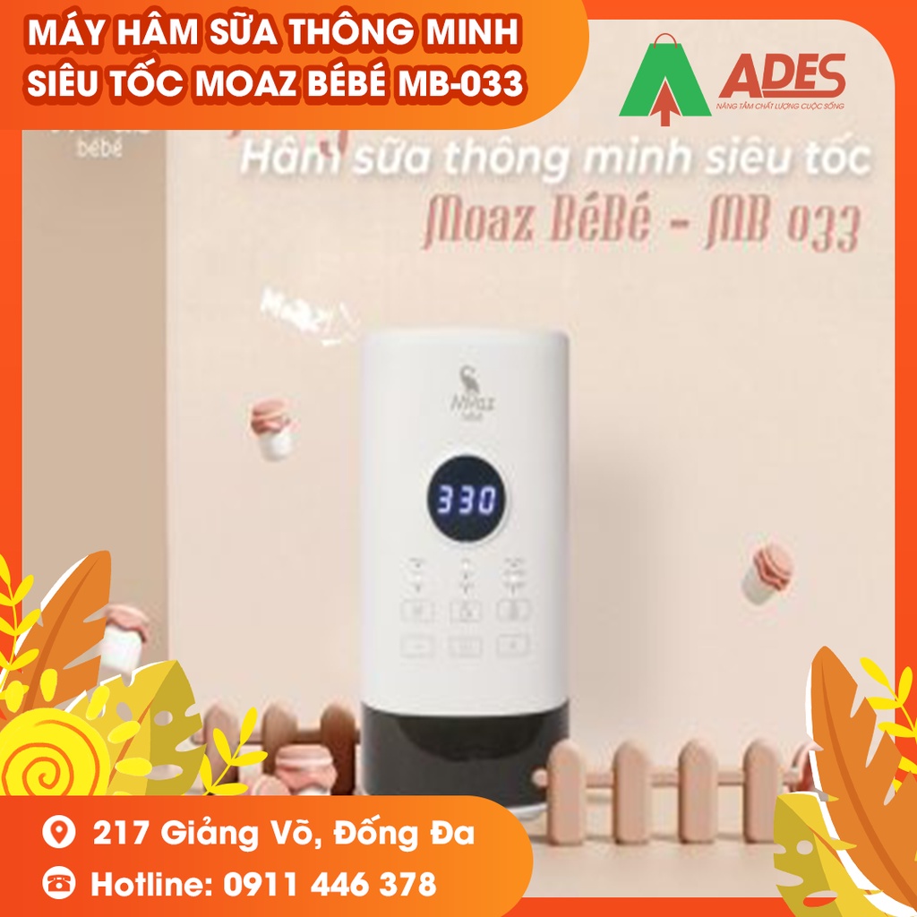 Máy hâm sữa thông minh siêu tốc Moaz BéBé MB – 033
