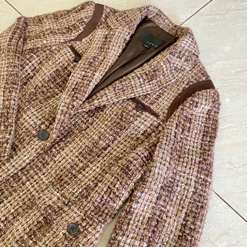 Áo dạ tweed hiệu IDEM