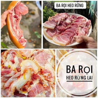 Ba rọi heo rừng khoanh 1kg. (giao hỏa tốc)
