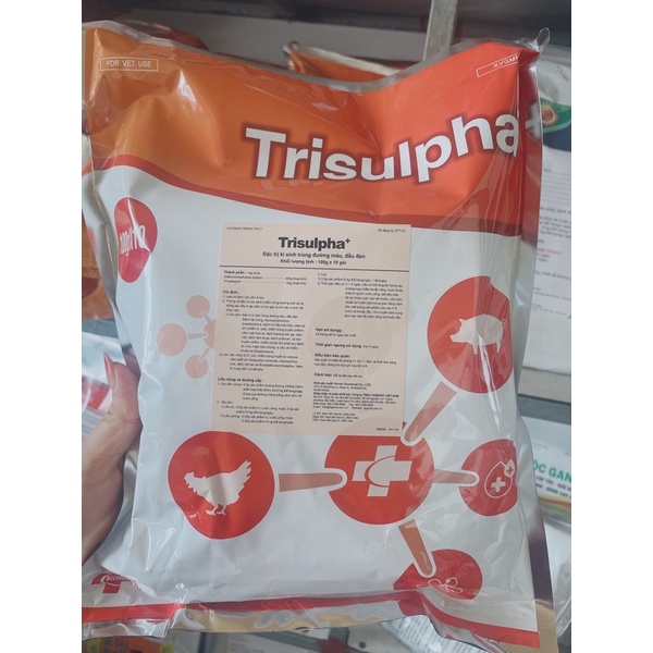 TRISULPHA HÀN QUỐC- ĐẶC TR.Ị KÝ SINH TRÙNG, ĐẦU ĐEN 100g