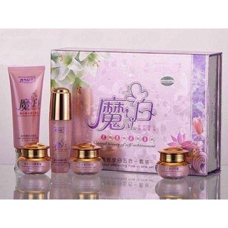 Bộ hoàng cung hồng 5 món - kem hoàng cung - kem trắng da