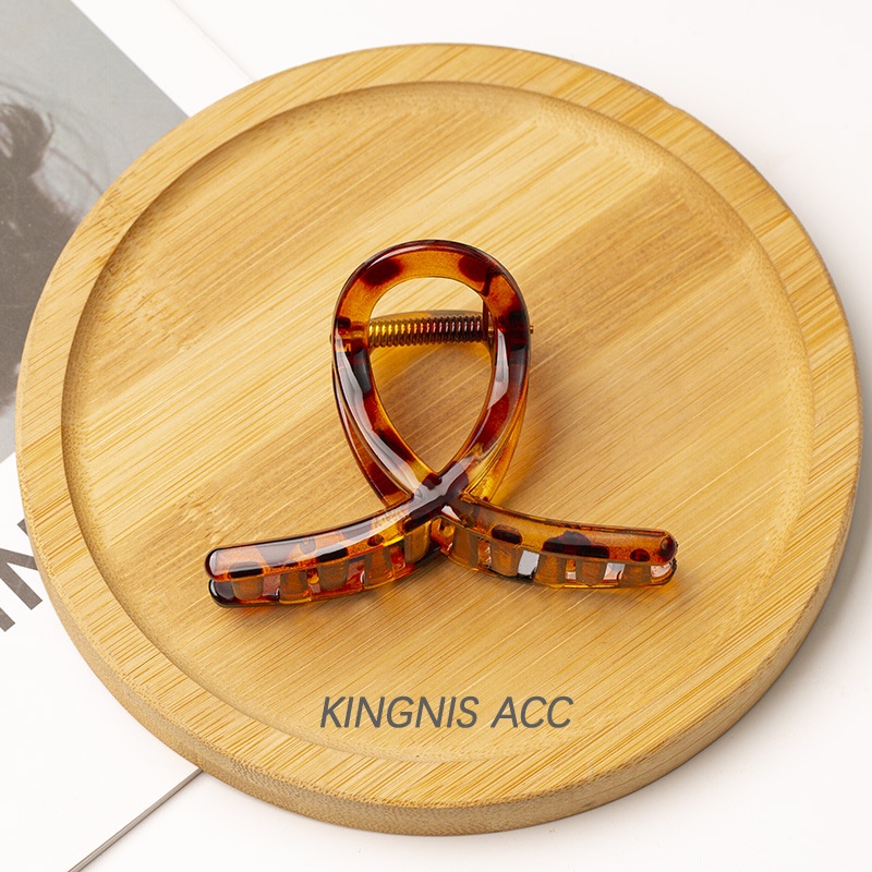 Kẹp Tóc Chất Liệu PC Dày Dặn Thiết Kế Đơn Giản Phong Cách Hàn Quốc