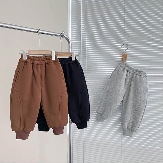 Quần dài nỉ - Bekorea phong cách Hàn Quốc cho bé trai/bé gái