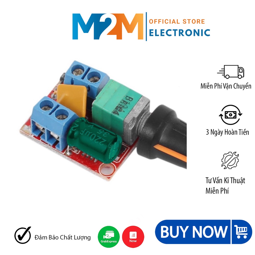 Bộ Điều Chỉnh Sáng Tối ĐènĐiều Tốc Độ Quạt 220V 100W❤️❤️Dimmer AC220V 100W