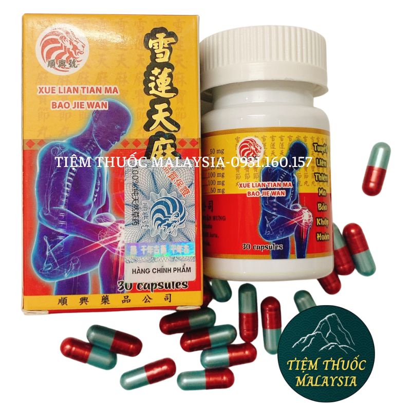 Tuyết Liên Th.iên M.a Bảo Khớp Hoàn 30 viên (Hàng Chính Phẩm, Mẫu mới)