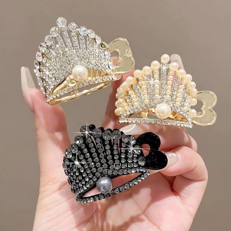 Kẹp Tóc Hình Thiên Nga Đính Đá Sang Trọng Cho Nữ