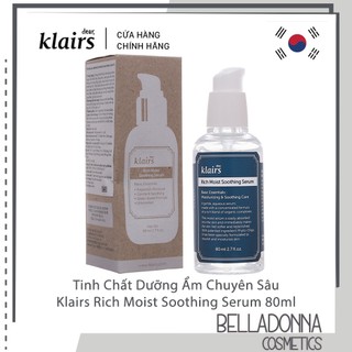 Tinh Chất Dưỡng Ẩm Chuyên Sâu Klairs Rich Moist Soothing Serum 80ml