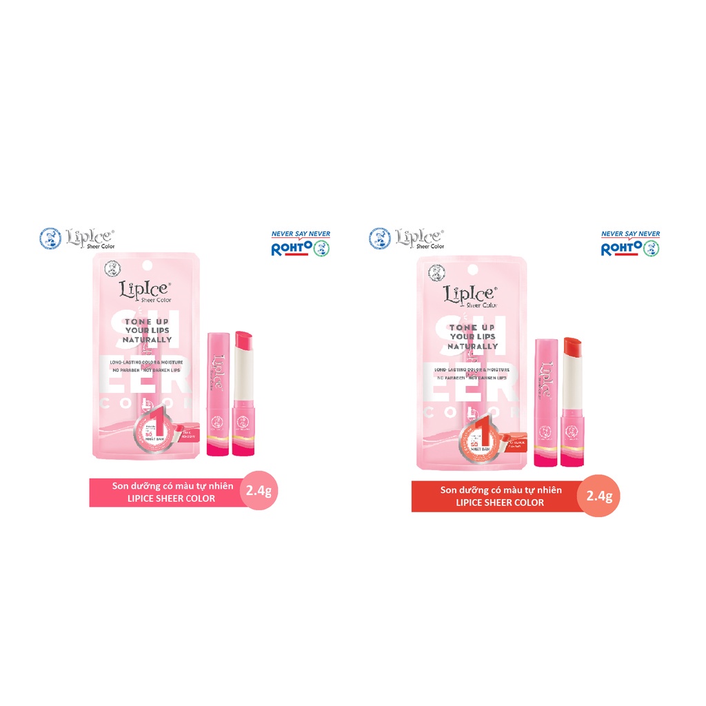 Son dưỡng hiệu chỉnh sắc môi màu tự nhiên Lipice Sheer Color 2.4g