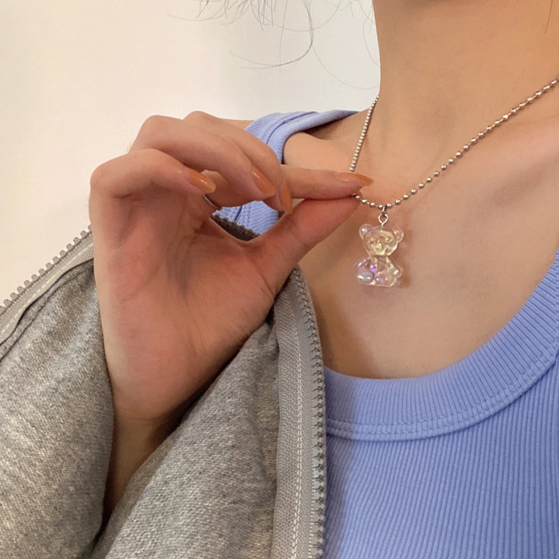 Vòng cổ Mặt Hình Trái Tim / Bướm Đính Đá Pha Lê Thời Trang Cho Nữ