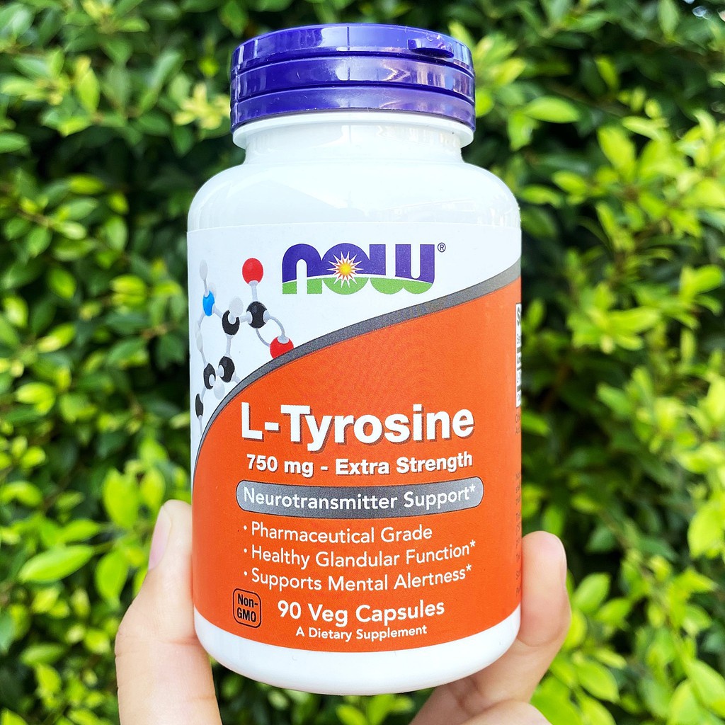 L-Tyrosine | Now L-Tyrosine Extra Strength  | Hỗ trợ thần kinh và tuyến giáp khỏe mạnh - The Shape