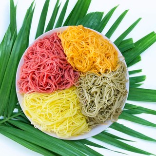 Bún gạo khô trắng, bún gạo khô rau củ có thành phần tinh bột từ rau củ tự nhiên gói 500g