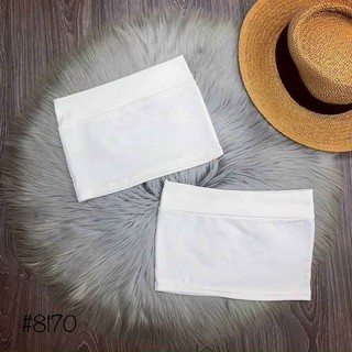 Áo ống thun lụa vải ôm phong cách Basic năng động