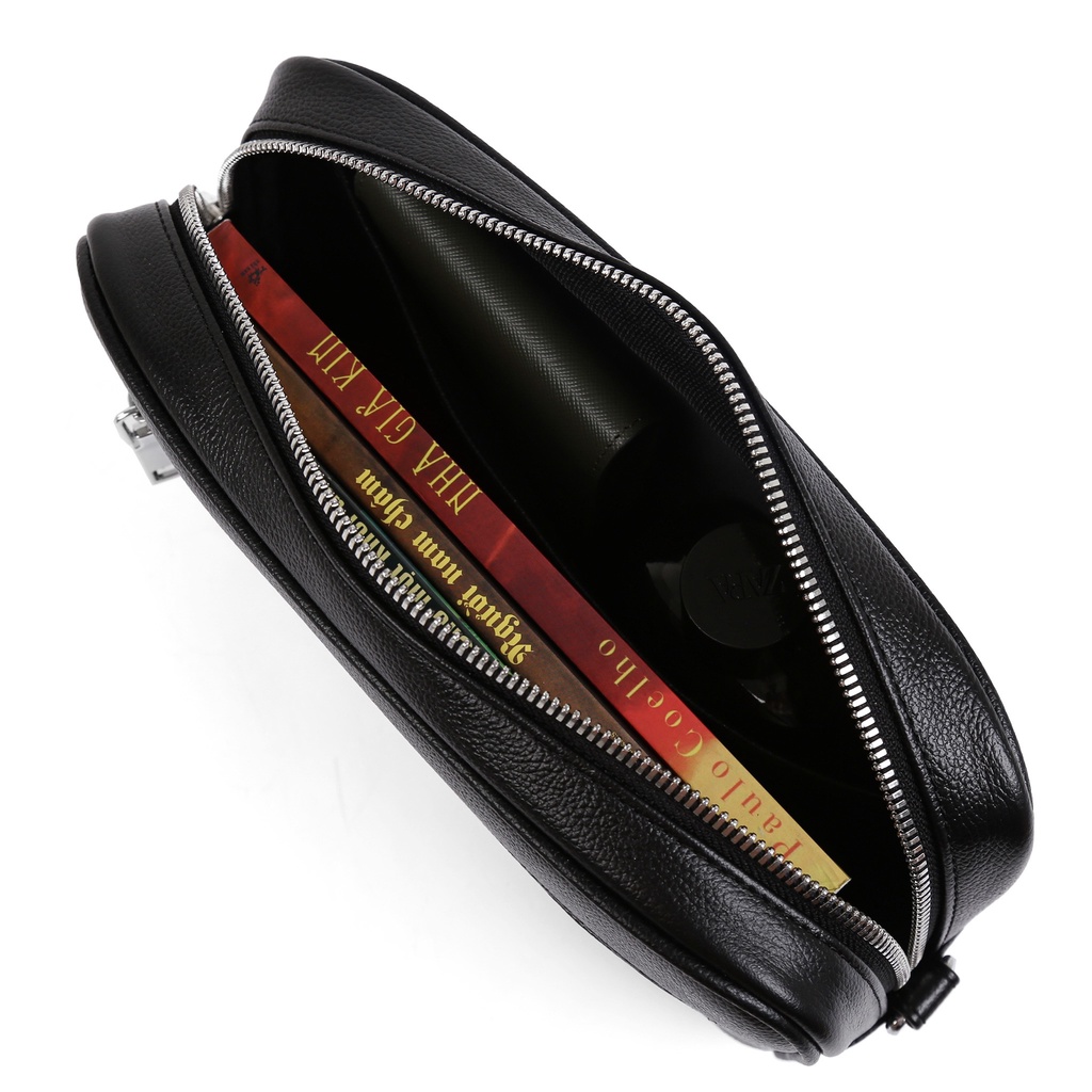 Túi đeo chéo ví cầm tay 2 TRONG 1 Clutch da Harda cao cấp