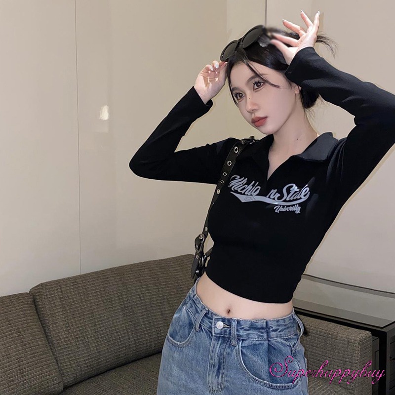 Áo Thun Dệt Kim Tay Dài Hở Vai Thời Trang Dành Cho Nữ