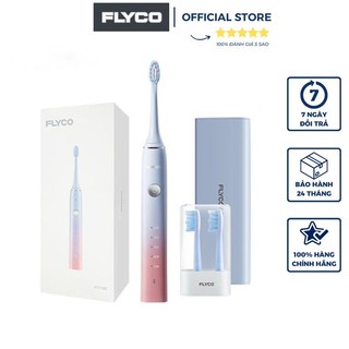 Bàn chải sóng âm điện flyco ft7105vn kháng nước 5 chế độ làm sạch chuẩn nha khoa