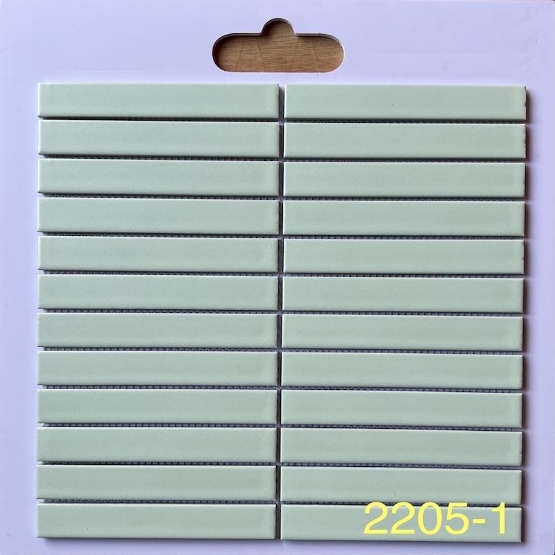 Gạch Mosaic Que Đũa 2205-1 Màu Xanh Ngọc