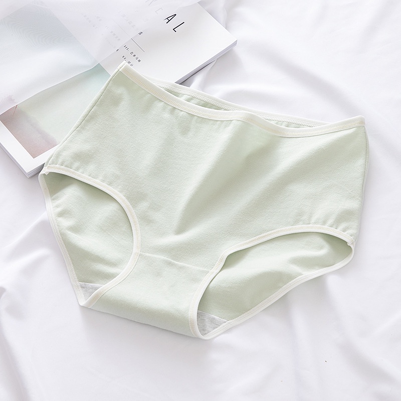 Quần Lót Cotton Lưng Cao Thoáng Khí Thời Trang Cho Nữ