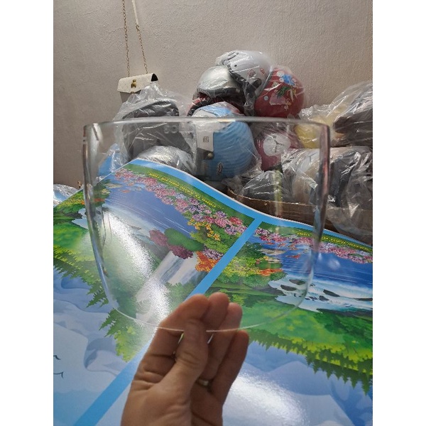 Kính thay thế mũ bảo hiểm nghành công an - kính thay thế mũ bảo hiểm hckt