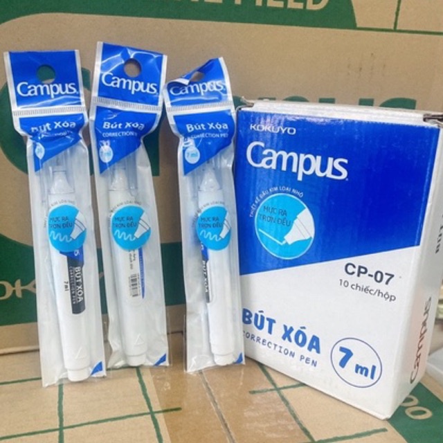 Bút xoá Campus CP-07 / 7ml dùng trong văn phòng-học sinh-sinh viên- hàng nhập Ấn Độ