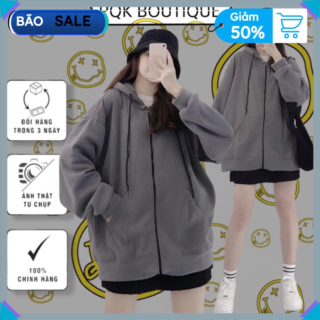 Áo khoác hoodie nam nữ form rộng, Áo khoác hoodie nam nữ form rộng nỉ dày unisex ulzzang hàn quốc mẫu hottrend The Noah